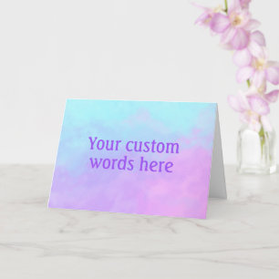 Personalized Blank Greeting Card
