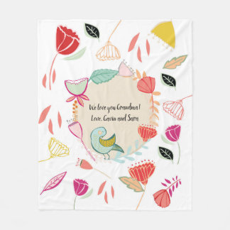 Personalized blanket for mom, grandma or a friend