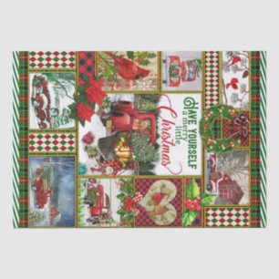 Personalized Blanket, Have Yourself A Merry Tissue Paper