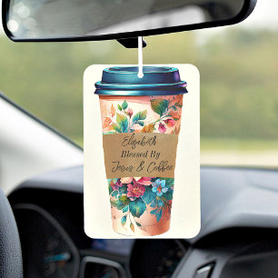 Personalized blessed  air freshener