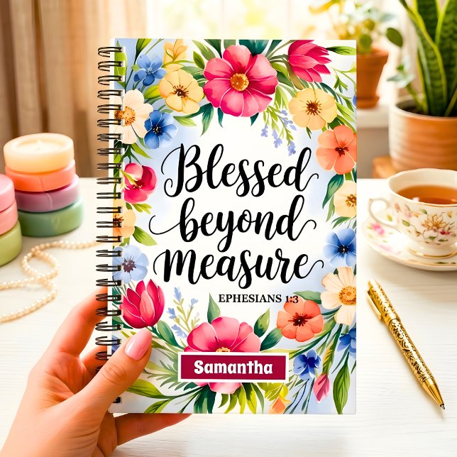 Personalized Blessed Beyond Measure Journal (Creator Uploaded)