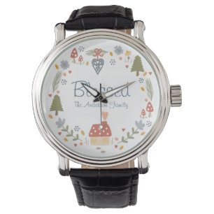 Personalized Blessed Cozy Country Cottage Hygge Watch