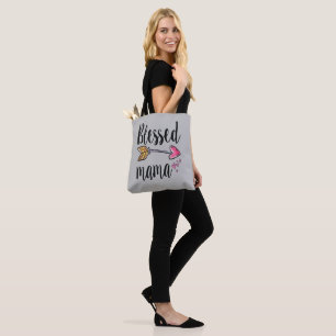 Personalized Blessed Mama Gift For Mom Tote Bag