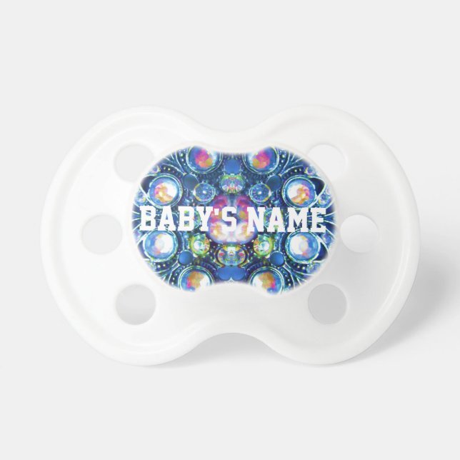 Personalized bling rhinstone pacifier (Front)