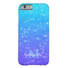 Personalized Blue And Purple Glimmer Case