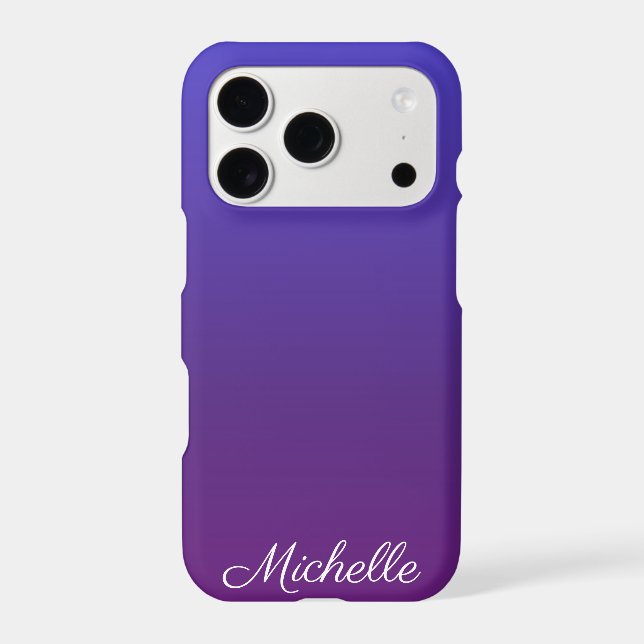 Personalized blue and purple ombre (Back)