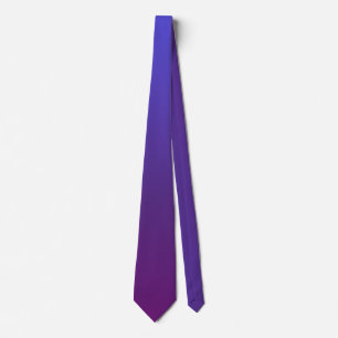 Personalized blue and purple ombre tie
