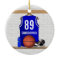 Personalized Blue and White Basketball Jersey