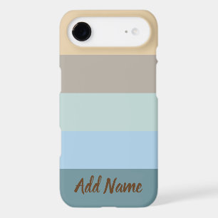 Personalized -Blue Brown Sand Beige Turquoise