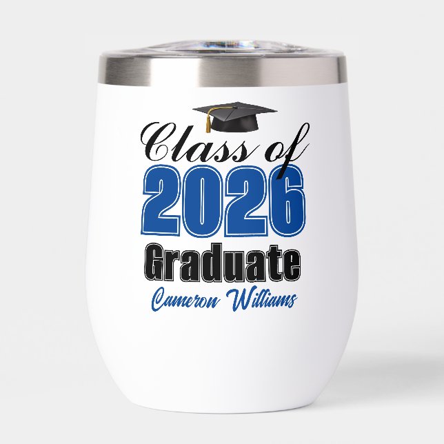 Personalized Blue Class of 2026 Graduation (Avant)
