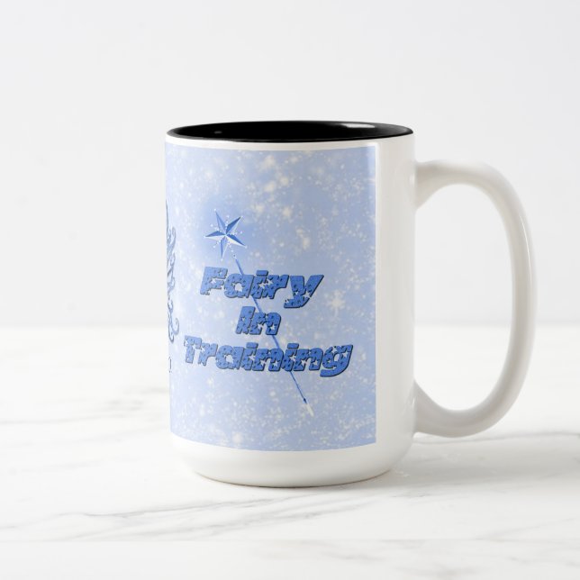 Personalized Blue Fairy In Training Mug (Right)