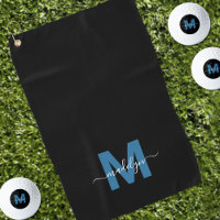 Personalized Blue Initial Name Monogram