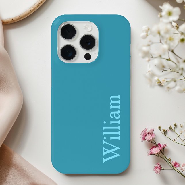 Personalized Blue Name Phone Case (Creator Uploaded)