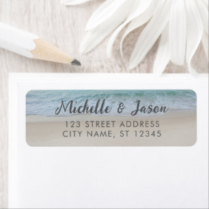 Personalized Blue Ocean Summer Beach Waves
