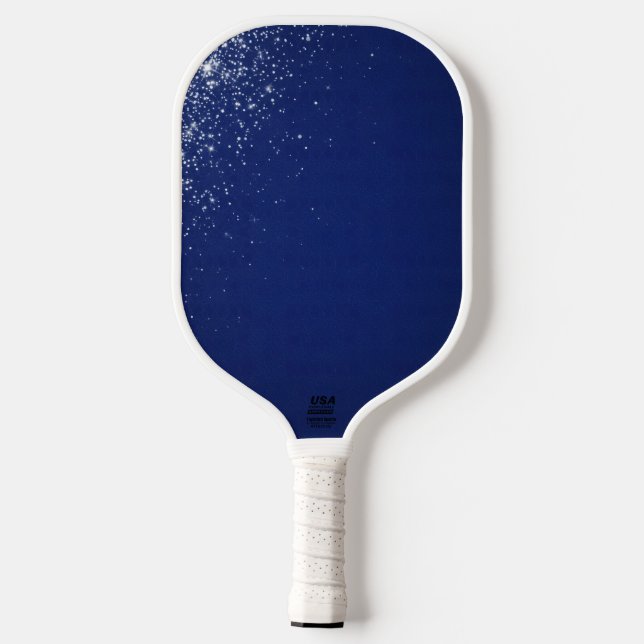 Personalized Blue Pickleball Paddle (Back)