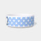 Personalized Blue Polka Dot Dog Bowl