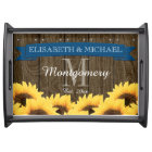 PERSONALIZED BLUE RUSTIC SUNFLOWER WEDDING