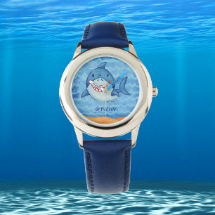 Personalized Blue Shark / Under the Sea Ocean Watch