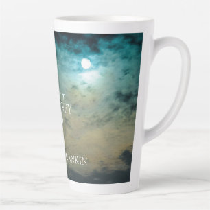 Personalized Blue Sky w/ Moon Latte Mug