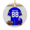 Personalized Blue White Red Football Jersey
