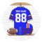 Personalized Blue White Red Football Jersey