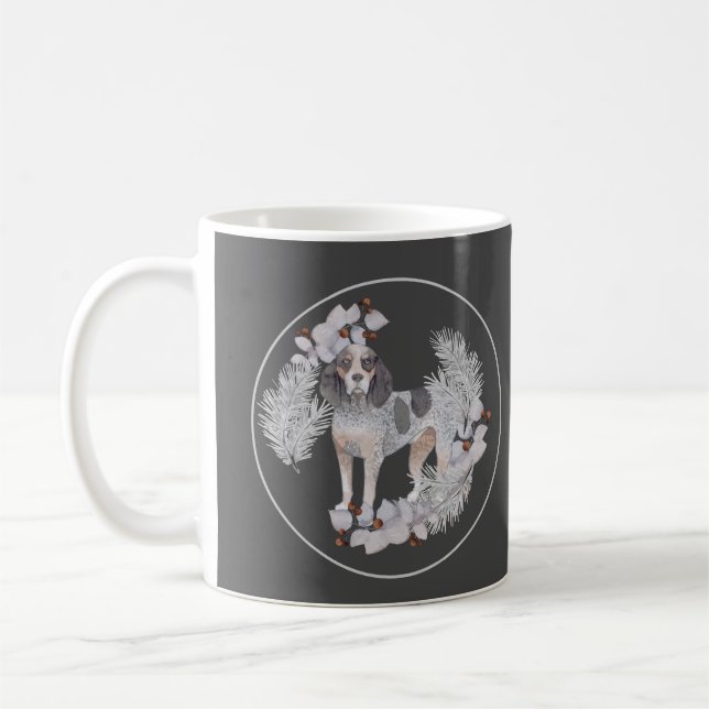 Personalized Bluetick Coonhound  Coffee Mug (Left)