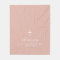 Personalized Blush Pink Cross Fleece Blanket