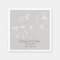 Personalized Blush Pink Rose & Grey (Grey) Wedding