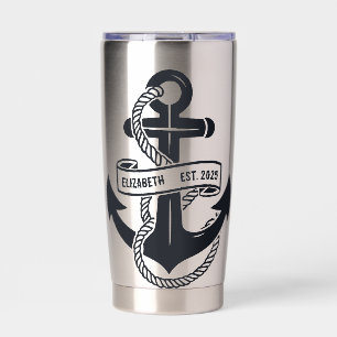 Personalized Boat Anchor With Name Insulated Tumbler