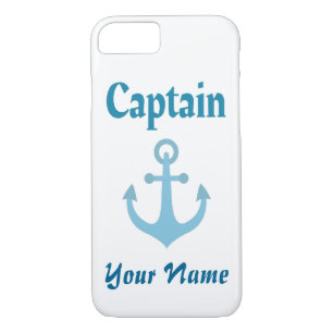 Personalized Boat Captain Anchor Case-Mate iPhone Case