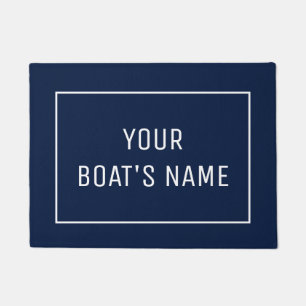 Personalized Boat Name Dock Mat