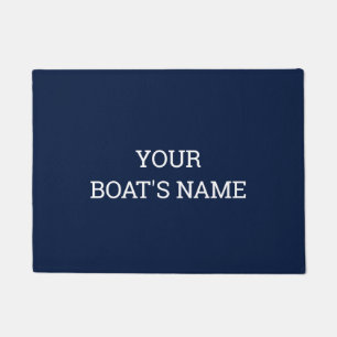 Personalized Boat Name Dock Mat