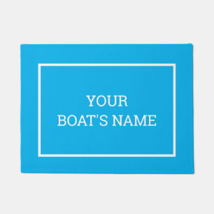 Personalized Boat Name Dock Mat