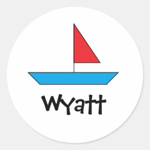 Personalized "Boat" Stickers