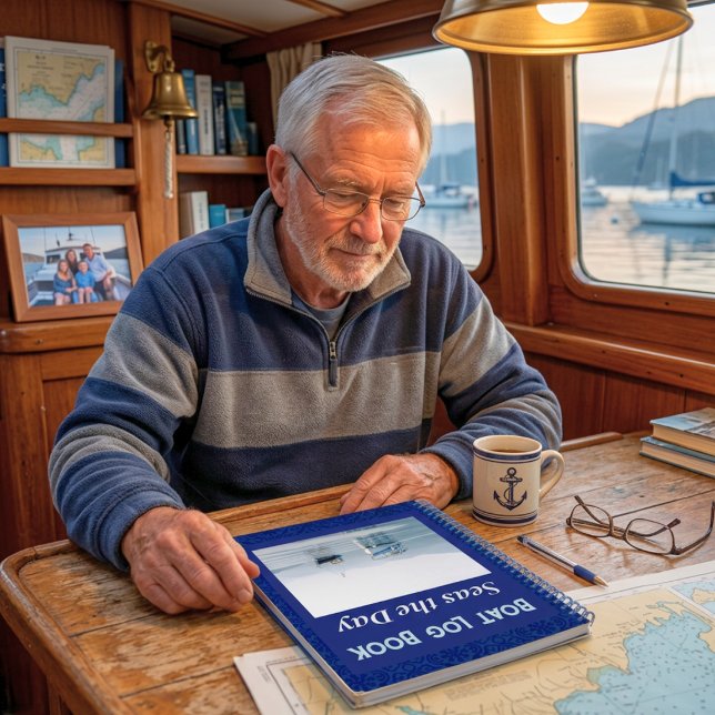 Personalized Boating Retirement Gifts for Dad Notebook (Personalized Boating Retirement Gifts for Dad Notebook)