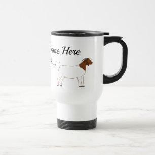 Personalized Boer Goat Travel Mug