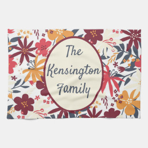 Personalized Bohemian Kitchen towel