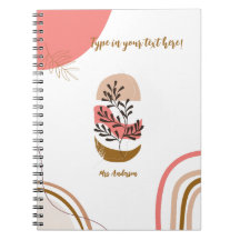 personalized Bohemian Teacher Modern custom 