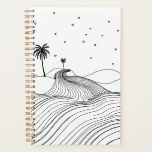 Personalized Boho Desert Print Planner