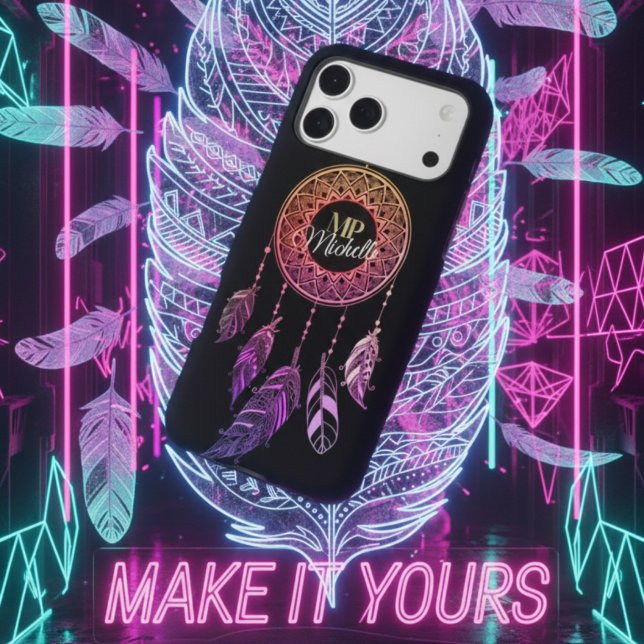 Personalized Boho Dreamcatcher Gold Monogram (Créateur téléchargé)