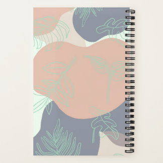 Personalized Boho Floral Spiral Notebook