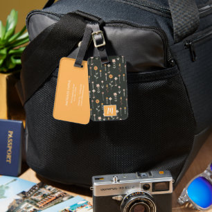 Personalized Boho Luggage Tag