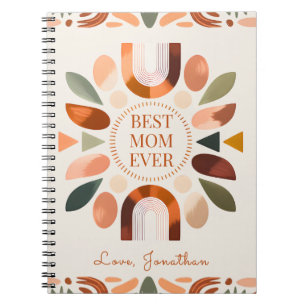 Personalized Boho Mom Notebook Journal Gift