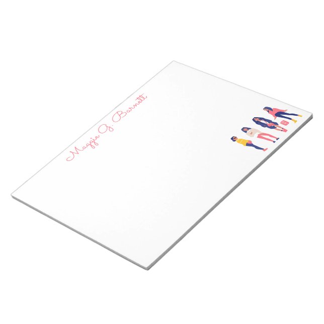 Personalized Boho Notepad (Angled)