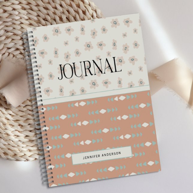 Personalized Boho Pastel Floral Fun Journal (Creator Uploaded)