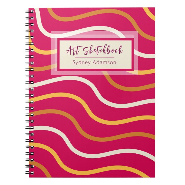 Personalized BOHO Themed Journal/ Notebook (Front)