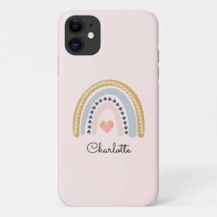 Personalized Boho Watercolor Rainbow Case-Mate iPhone Case