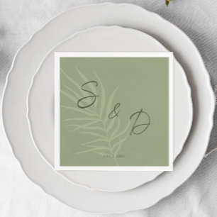 Personalized Boho Wedding Napkin