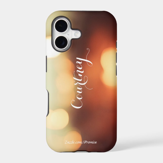 Personalized Bokeh Iphone (Back)
