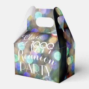 Personalized Bokeh Sparkle Lights Party Favour Box